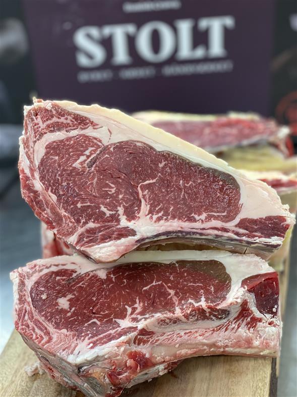 Dansk krogmodnet Entrecote med ben A++
