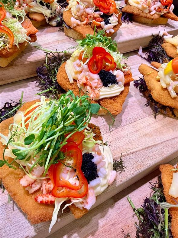 Luksusstjernekaster med vesterhavsrødspættefilet